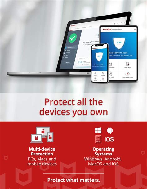 McAfee Total Protection 2021, 3 Device, Antivirus  .